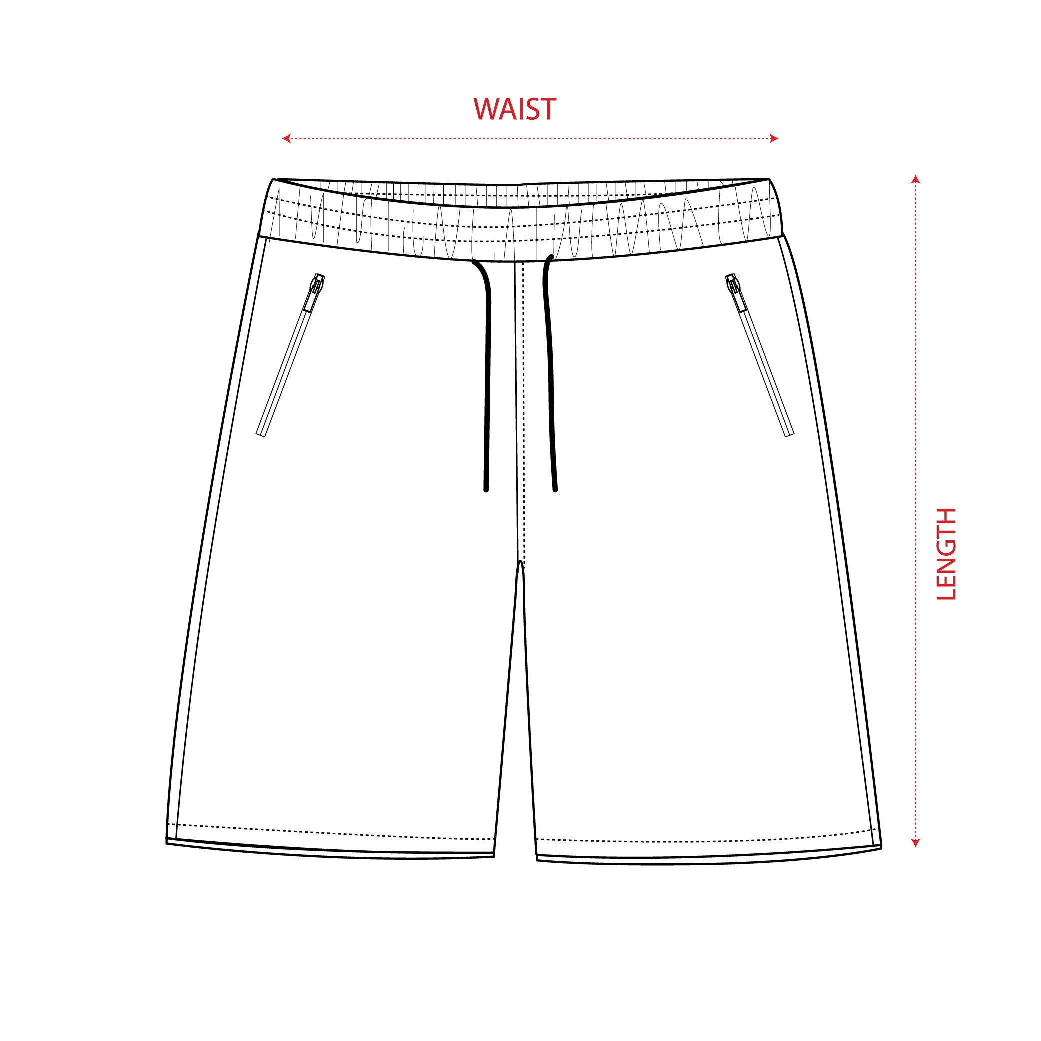 Signature Black Trackline Shorts